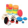 29Pcs/Set 1/2/3 Inch Drill Buffing Buffer Pad Polishing Pad Mix Size Kit + M14 B