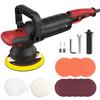 1200 Вт автомобильный буферный полировщик, 1200 Вт, 6 переменных скоростей, 600-4000 об/мин, U-образная ручка, идеально подходит для лодки