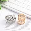 Shawl Simple Zinc Zinc Alloy Women Rose Flower Lady Corsage Scarf Buckle Brooch Fashion Jewelry