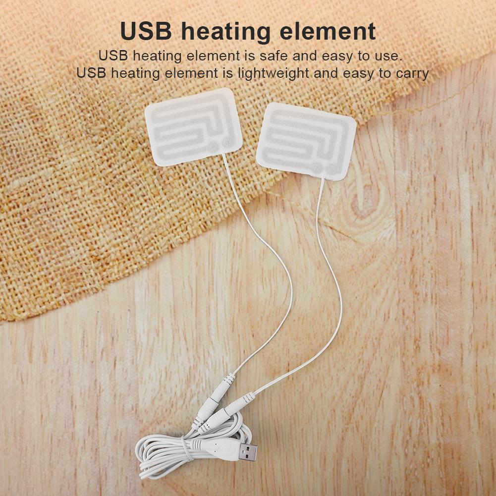 USB Нагревательная пленка Электрическая грелка Многофункциональные перчатки-обогреватель Один на два Электрическая грелка для ног для шеи плеч спины ног