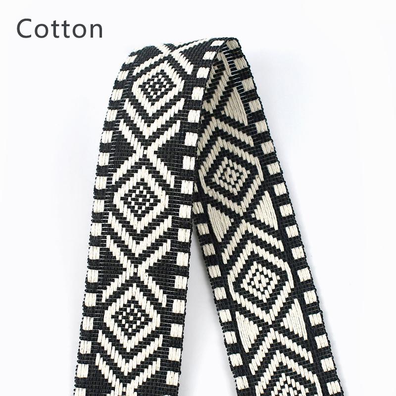 Meetee 2-10M 38мм Жаккардовая Полиэстер Хлопок Лента Стропа Ремень для Сумки Холщовой Декоративная Косая Лента Аксессуары для Шитья