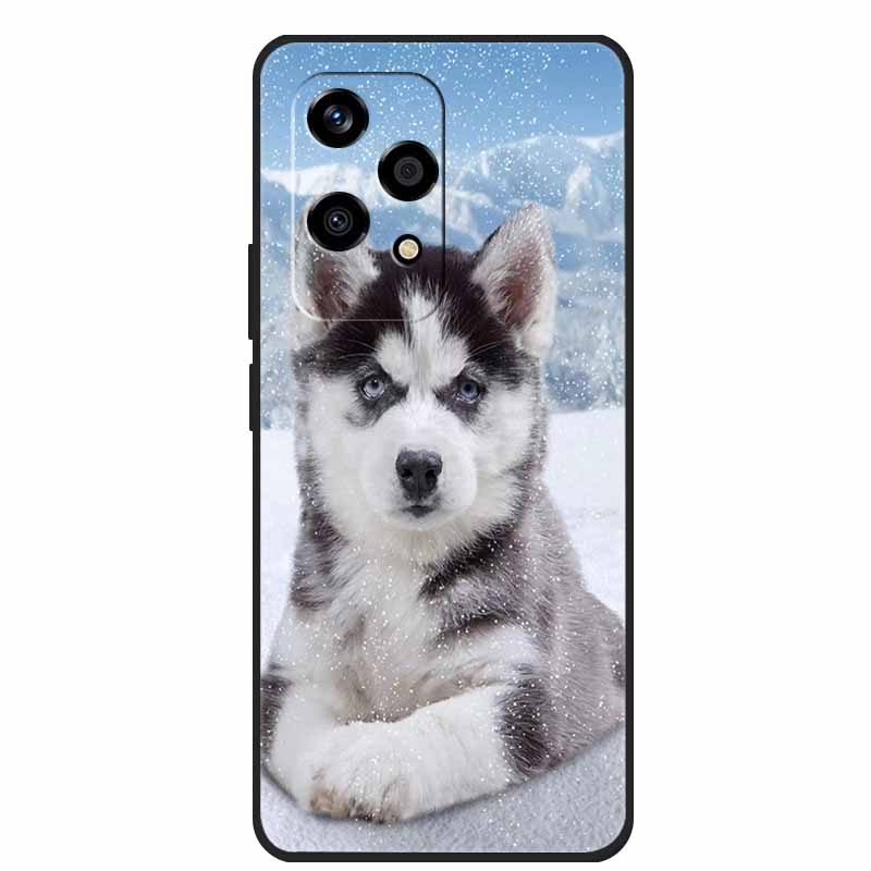For Honor 200 Lite Cases Animals Soft TPU Painted Cat Phone Case Back Cover For Huawei Honor 200 Lite 5G Protection Bumper funda