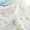 Детское боди нижнее белье сетка лето синий динозавр 80СМ [Baby koi] одежда, набор из 3 предметов, футболка, ромпер, рисунок, комбинезон, майка, рисунок,
