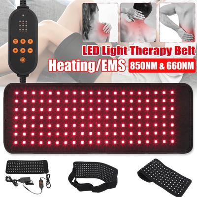 Терапевтический пояс красного света 660 нм. Светодиодный красный свет и ближний инфракрасный свет 850 нм. Лечение исчезновения шрамов и пятен. Облегчение мышечной боли.