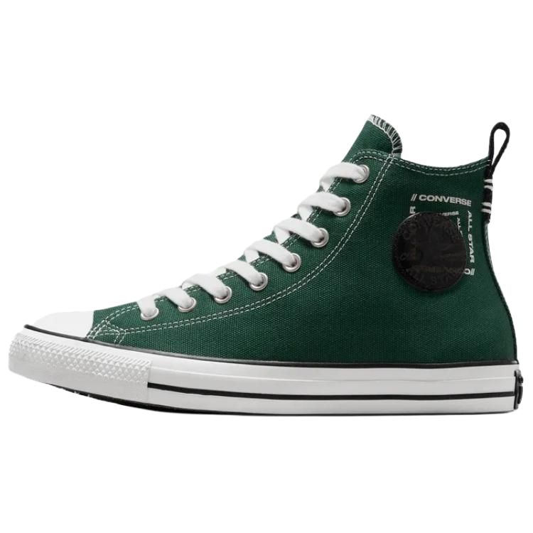 Converse Кеды All Star Высокие из износостойкого холста Унисекс Зеленые A12781C