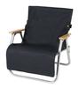 CAPTAIN STAG Chair Cover Chair Cover Flame Retardant Fabric with Back Pocket Black FIRE PROOF UP-2688