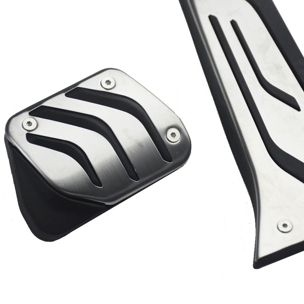 Accelerator Brake Footrest Pad Aluminum Alloy Pedal For BMW 5 6 7 Series F01 F02 F06 F10 520d 520i 525d 528i 530d 530i