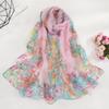 Outdoor Countryside Summer Sunscreen Scarf Beach Scarf Long Women'S Soft Women'S Decorative Thin Scarf Scarf