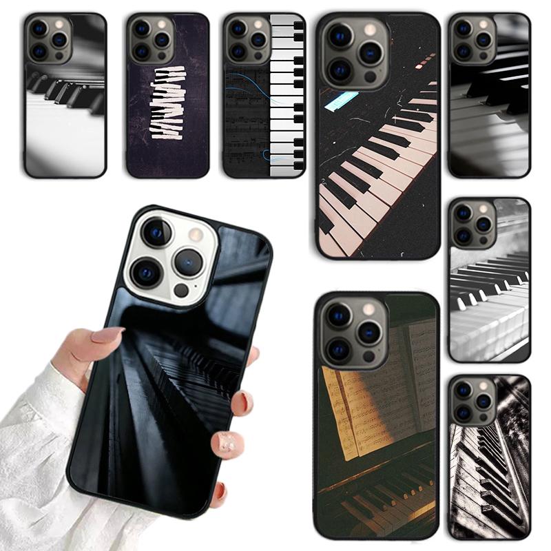 Музыкальный Пианино Элегантный Чехол для Телефона Для iPhone 17 Air 14 13 12 16Pro Max 15 Plus Чехол Оболочка Max coque