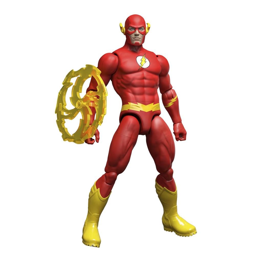 Mattel DC Core Figures Flash Action Figure with Ages JMD98 Accessories, 4+, Red,