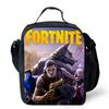 Мультяшная детская сумка-холодильник FORTNITE, Изолированные сумки для ланча, Милые, Портативные, Легкие, Для мальчиков и девочек от 5 до 10 лет.