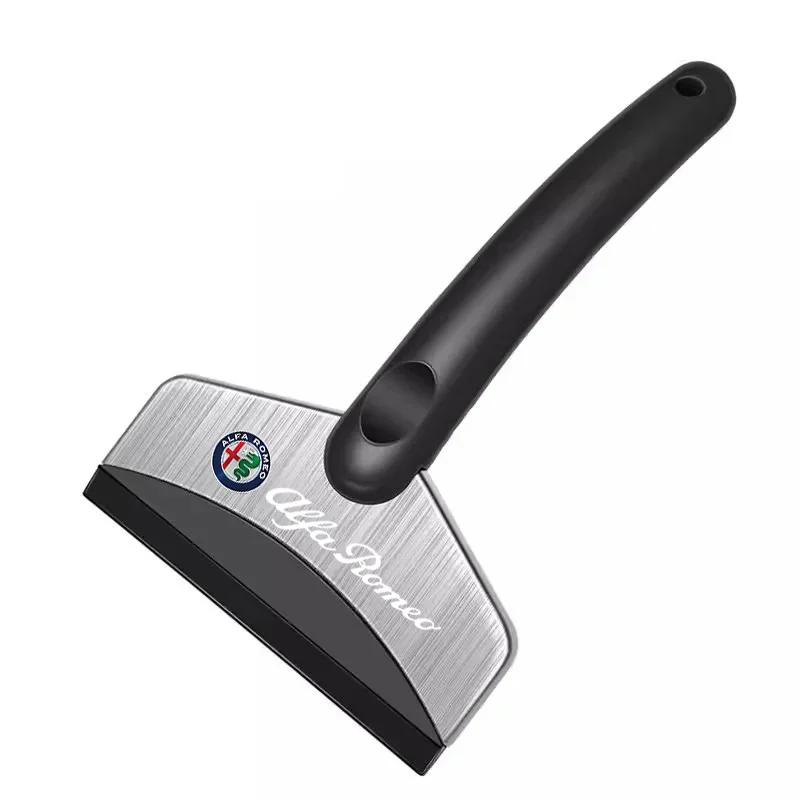 Car Stickers For Alfa Romeo Car Snow Shovel Defrosting Ice Scraper Tool Snow Removal For Alfa Romeo Giulia Stelvio Giulietta 156