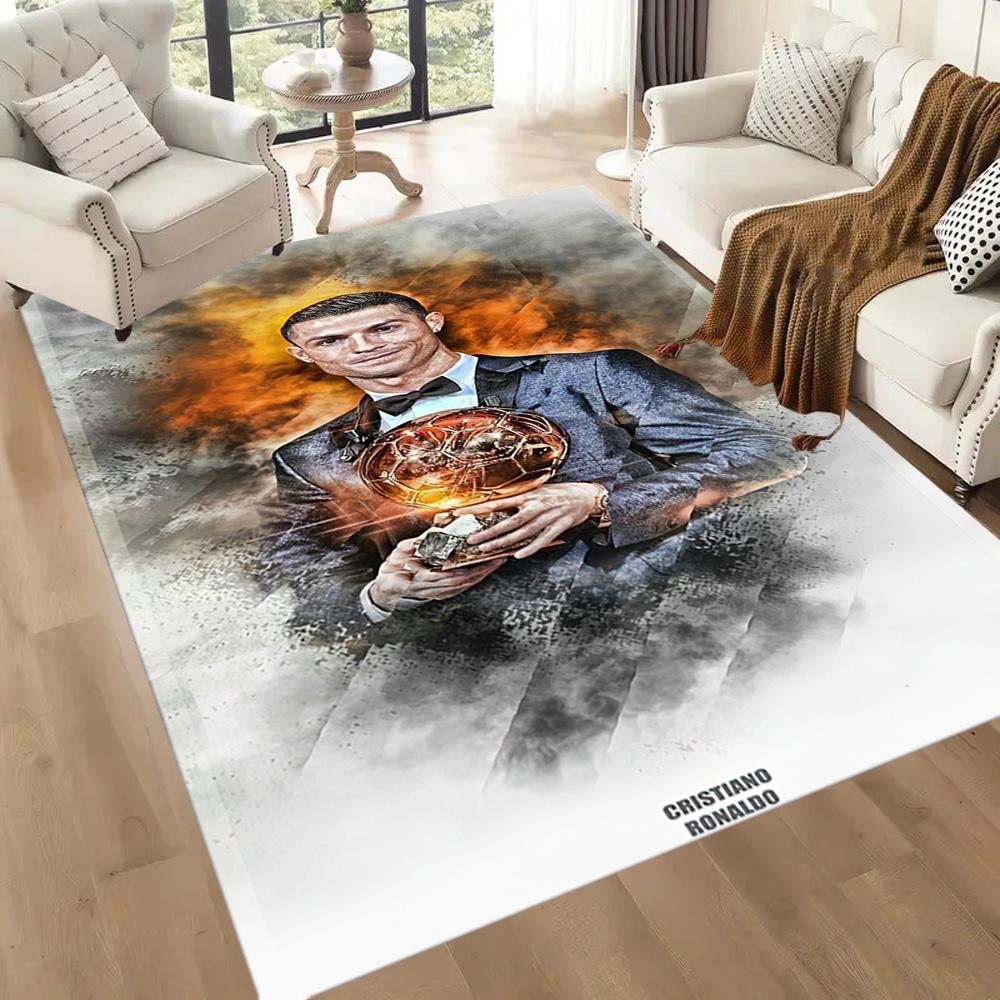 Cristiano Ronaldo Floor Rug Office Rug Design For Entryway Outdoor Living Rooms Dining Room Antislip Rug Anime Office Decor