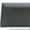 Made in Japanese Gray Metallic Fugen Small x x J-kitchens Placemat, Tray, Japan, Beauty, 3-Shaku Fukiage, Lacquer, Lightweight, (39.4cm 30.5cm 1.9cm)
