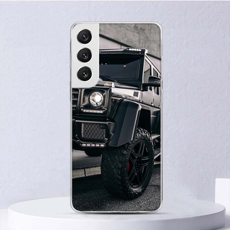 Черный спортивный автомобиль мужской мужской G63 мягкий чехол для Samsung Galaxy S22 S21 Ultra S20 FE S10 Plus чехол для телефона S9 S8 + S10E S7 Edge S6 Fun