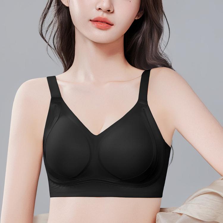 Thin Underwear Women's Gathering Bra Seamless Bra Breast Retraction Anti-sagging Breathable Women's Bra Push Up Bra