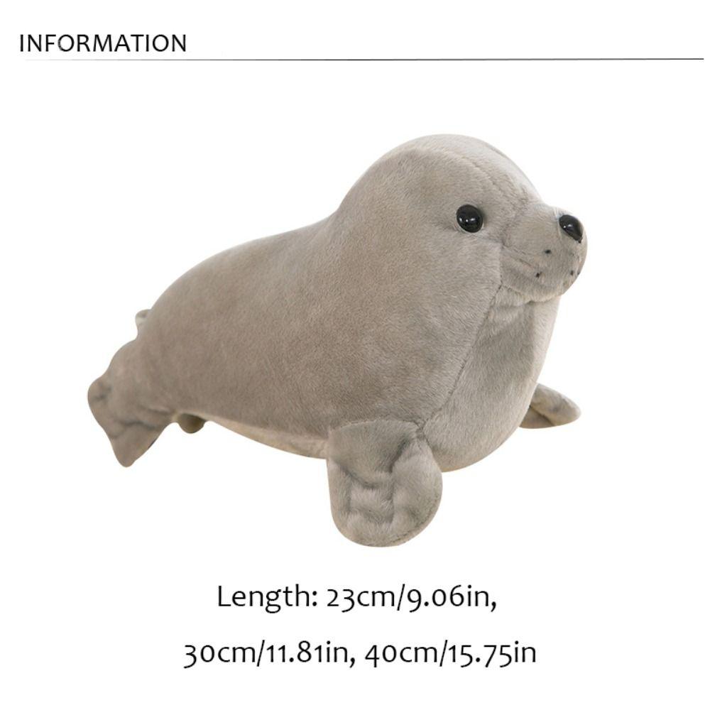Animal Pillow Seal Plush Stuffed Toy Soft Sea Lion Plushie Fashion Sea Dog Doll Aquarium