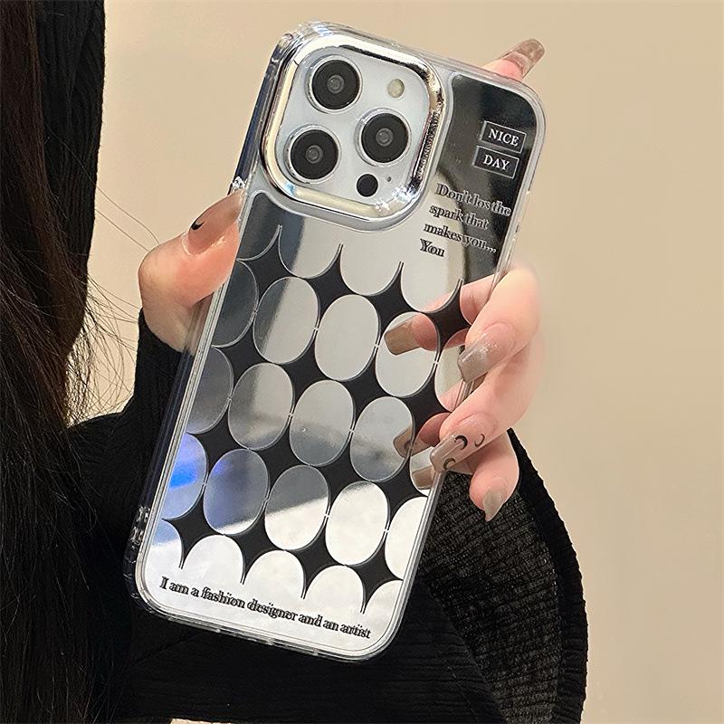 Чехол для iPhone Zhitai: 15, 12 и 14ProMax Стиль браслета-зеркала