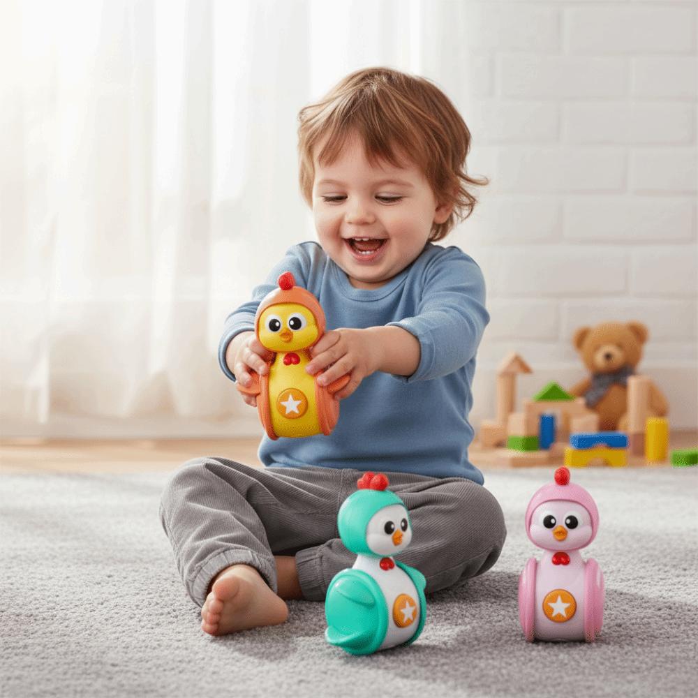 Early Education Chicken Gliding Tumbler Toy Fun Design Children's Toys Children's Gift