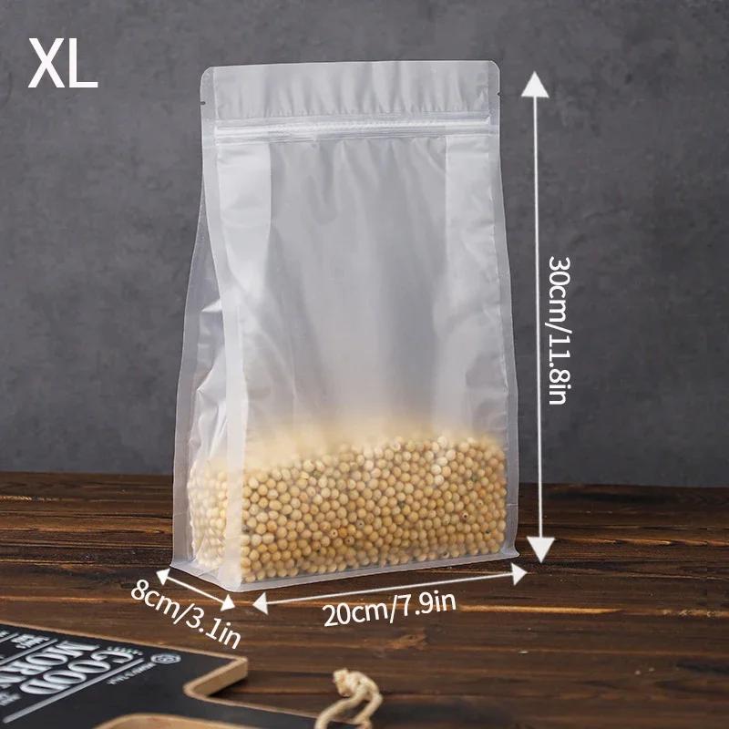 Ziplock Saran Wrap Plastic Bags Reusable PEVA Food Packaging Leakproof Fresh Shut Bags Stand Up Fresh Bag Kitchen Stoeage