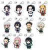 23Styles Decoration Acrylic Keychain Kimetsu No Yaiba Cute Kawaii Demon Slayer Anime Keyring Gifts