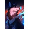 Квадратный/круглый алмаз 5D DIY алмазная живопись "Бабочка хаски" 3D вышивка крестиком водный алмаз животное мозаичное украшение