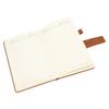 Notebook PU Lther Cover Ribbon Bookmark Ink Proof Thick Paper Ruled Paper Notebook with Pen for   Travel
