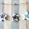Fish Skewer Starfish Skewer Wooden Pendant Marine Series Decoration Mediterranean Style Small Fish Pendant