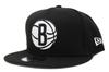 New Era 9FIFTY Snapback Black NBA Eastern Brooklyn Nets Cap, & White, Conference,