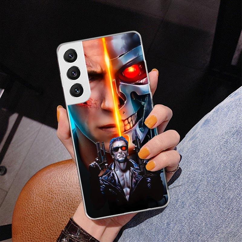 Чехол для телефона Arnold Schwarzenegger Terminator для Samsung Galaxy S24 S25 Edge S26 Ultra S23 S22 S21 Plus S20 FE + Персонализированный Pri
