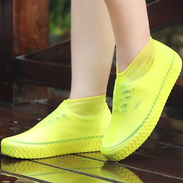 Silicone Waterproof Shoe Covers for Adults and Children S/M/L Waterproof Rain Boot Covers Outdoor Camping Non-slip Rubber Rain Boot Covers