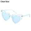 Accessories Women Clout Goggle Heart-Shaped Sunglasses Vintage Sunglasses UV400 Protection Eyewear