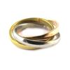 'Trio' 3-tone Steel Wedding Ring