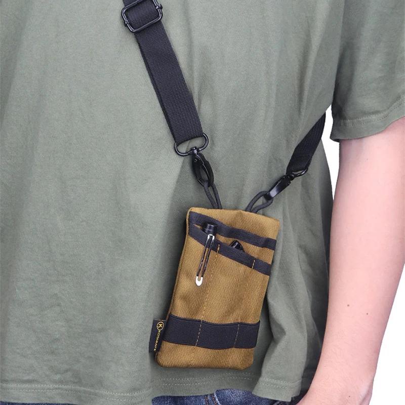 Наружная EDC Сумка Подсумок Molle Мини-кошелек Поясная Сумка-банан Карта Ключ Ремень Поясная Сумка Для Кемпинга Туризма Охоты Наружный Кошелек Для Мелочи Сумки