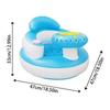 Cartoon Infant Inflatable Seating Chair Self-Inflatable Children Bath Stool  Bedroom Use