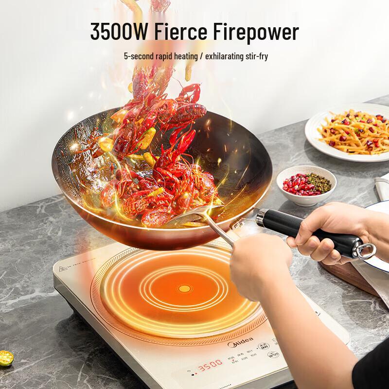 Midea Platinum Diamond 3500W Induction & Ceramic Cooktop