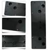 Car Front Bumper License Plate Mounting Bracket Holder Black 51117284821 Fit for BMW 3 Series F35 2013-2015