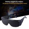 Black Welding Protective Glasses Anti-impact Safety Goggles Scratchproof Welding Glasses