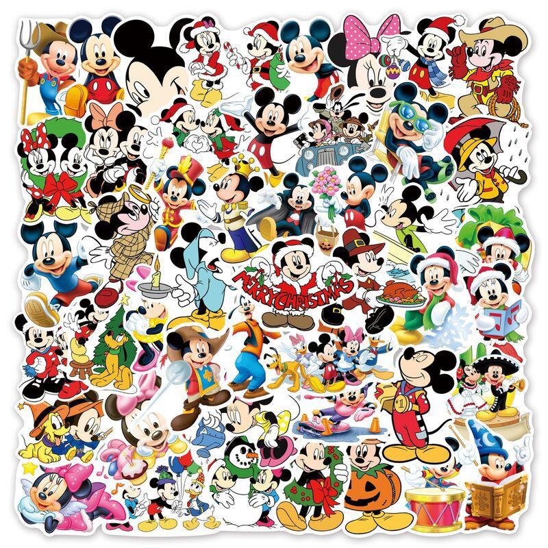 Disney Minnie Mouse Waterproof Stickers For Suitcase Guitar Car Computer 50pcs