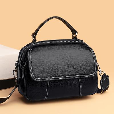 Сумка через плечо из натуральной коровьей кожи для женщин Messenger Tote Bags Crossbody Sac Высокое качество Роскошная мода
