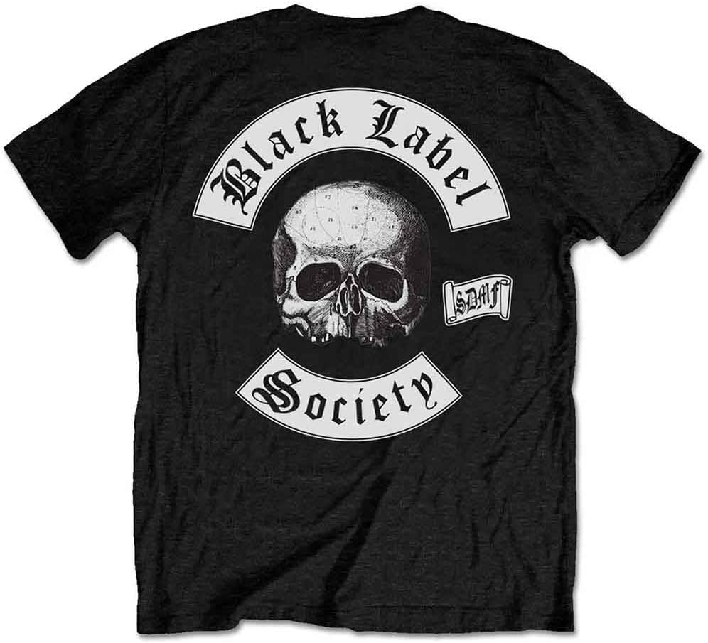 Мужской Black Label Society Worldwide (Назад Печать) Приталенная футболка черная
