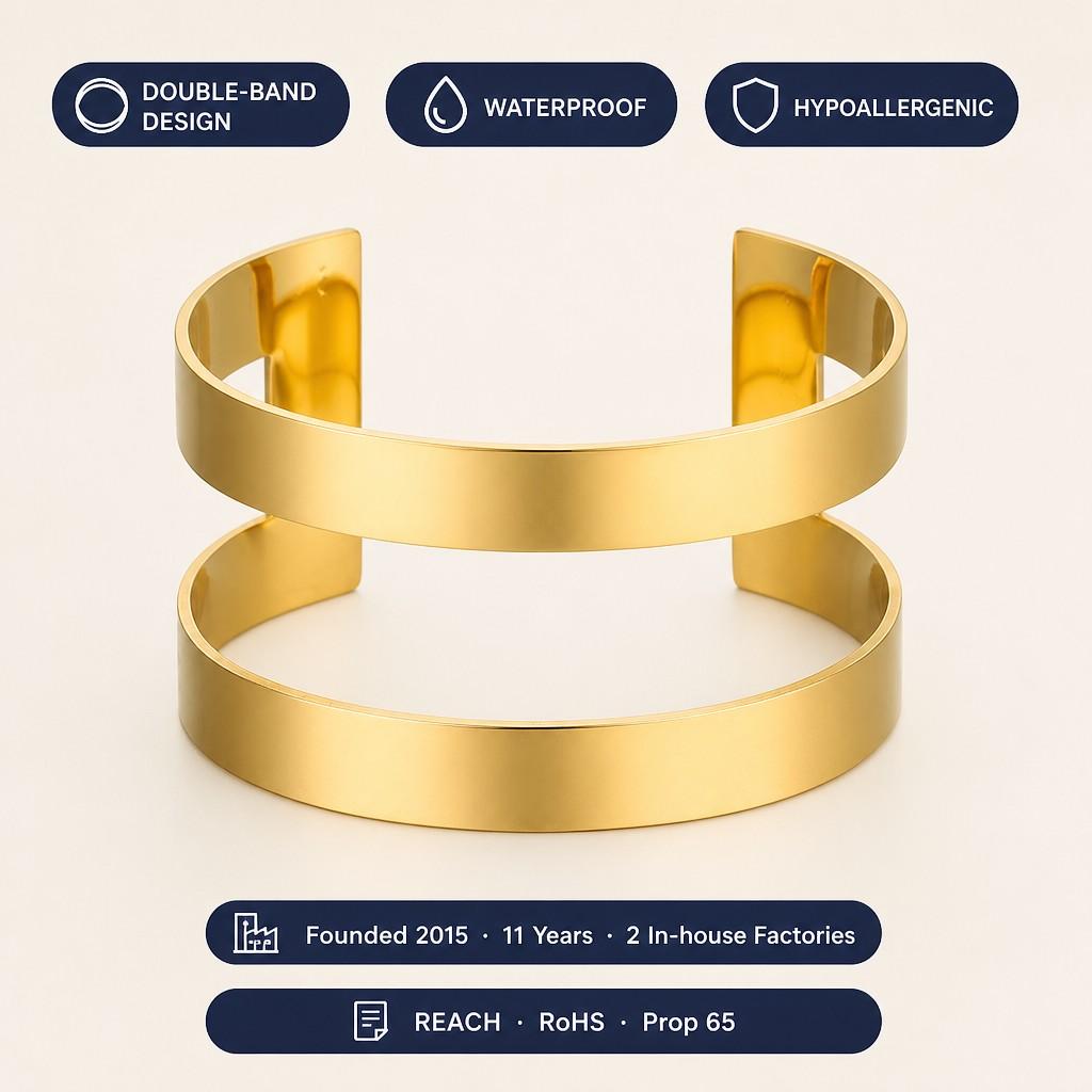 Fashionable LadiesJewelry Bangles Design With Stainless Steel Decor Shiny Silver Finishing Design Women Trending Women Bracelets