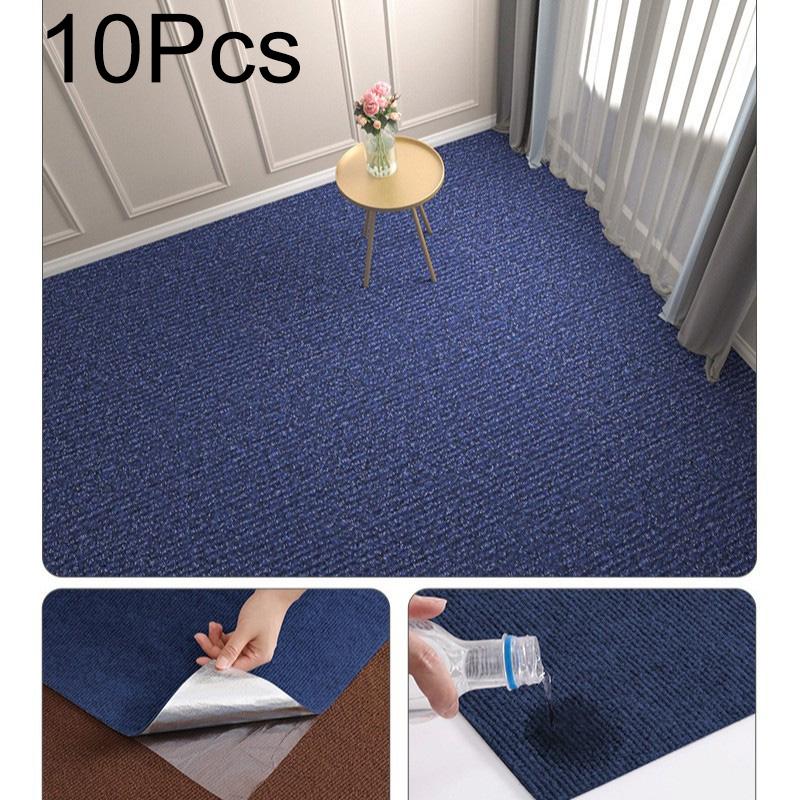 10 шт. Квадратные коврики 30×30 см Самоклеящиеся коврики Минималистичная ковровая плитка Сделай сам Устойчивые к царапинам для домашних животных Домашний декор