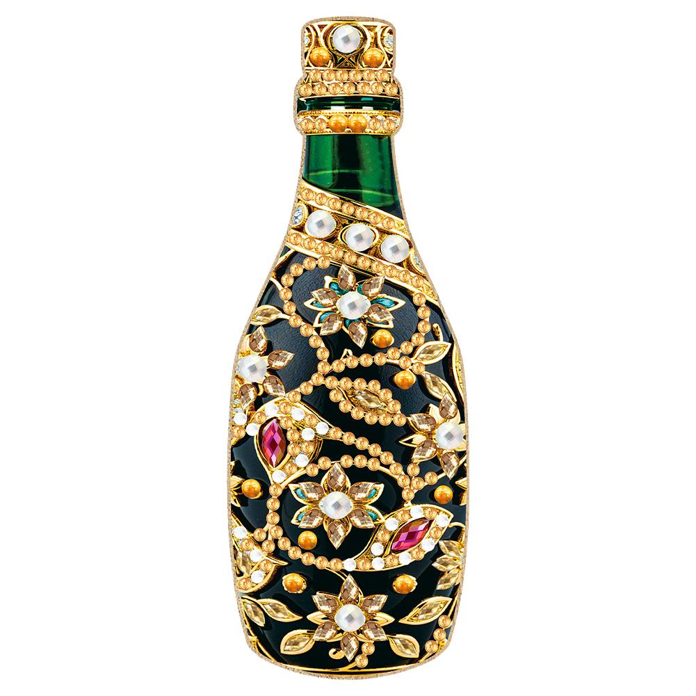 Wooden Magnetic Bottle Opener Bottle Opener Diamond Painting Kit Diamond Painting Refrigerator Magnet Bottle Opener