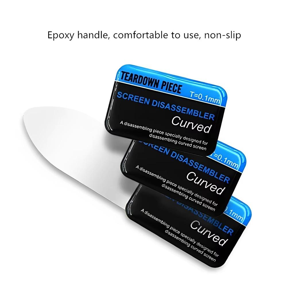 Сталь Металл Мобильный Телефон Изогнутый ЖК-Экран Spudger Открытие Инструменты для монтировки Ультратонкий Гибкий Инструмент Для Разборки Мобильного Телефона