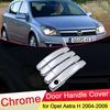 Для Opel Astra H Vauxhall Holden 2004 2005 2006 2007 2008 2009 Хромированная Накладка на Ручку Двери Комплект для Автомобиля Стайлинг Автомобиля Аксессуары ABS