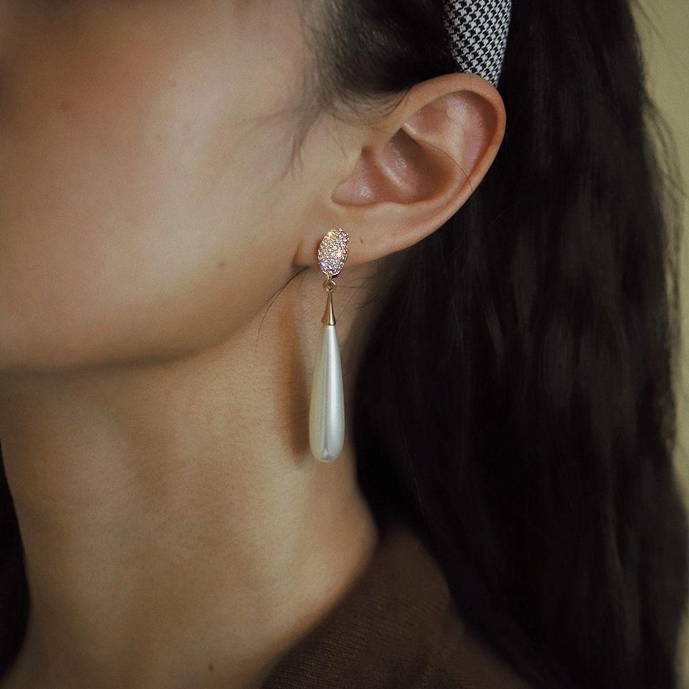 Темперамент Кристалл Для Девочек Украшения Для Ушей Корейские Серьги-гвоздики Серьги-подвески Женские Висячие Серьги