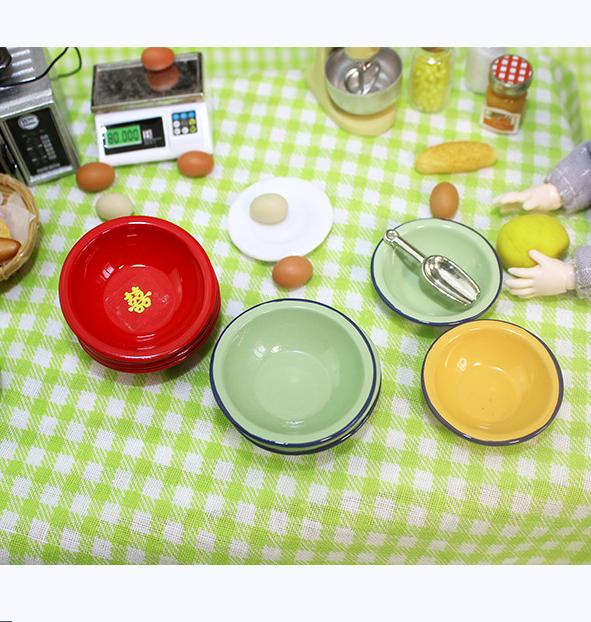 1/6 1/12 Doll House Simulation Miniature Mini Old Style Soup Pot Model Decor