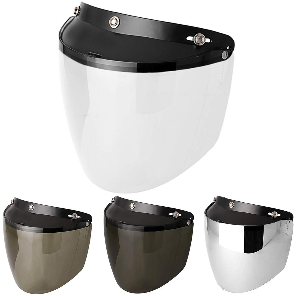 Chern Yueh 3 Snap Motorcycle Universal Helmet Visor (Clear)