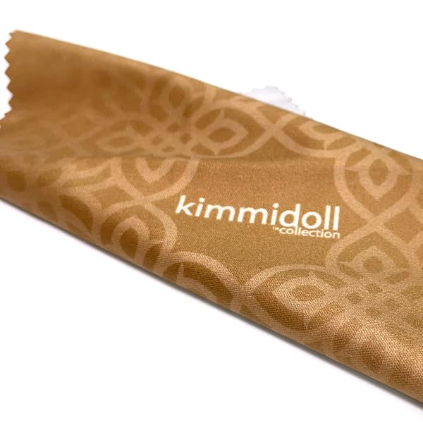 Футляр для очков Kimmidoll с салфеткой для чистки в виде куклы Кокэси, (Хана)